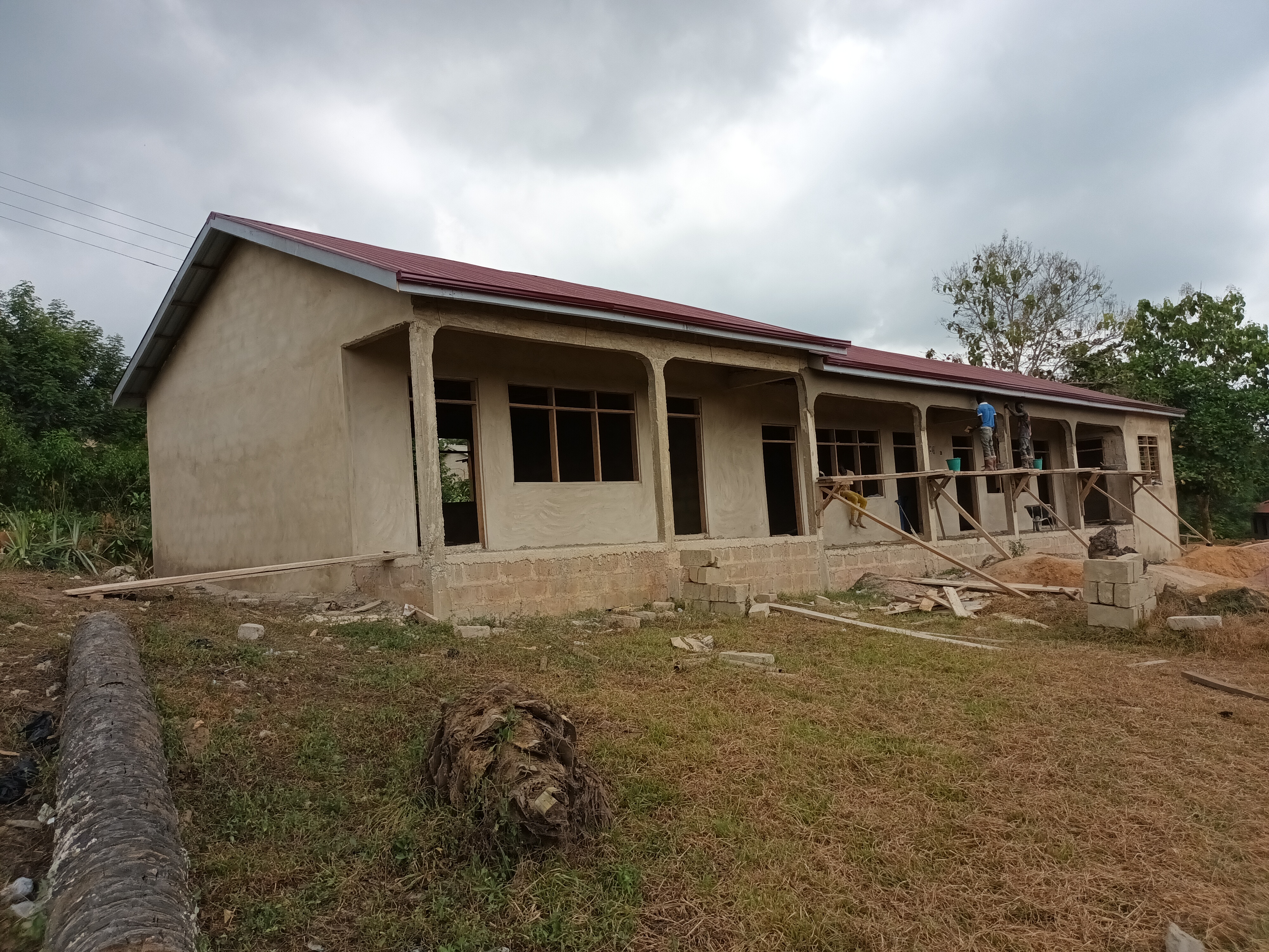 construction of 1 NO. 3 unit classroom block at Sekyere Himan
