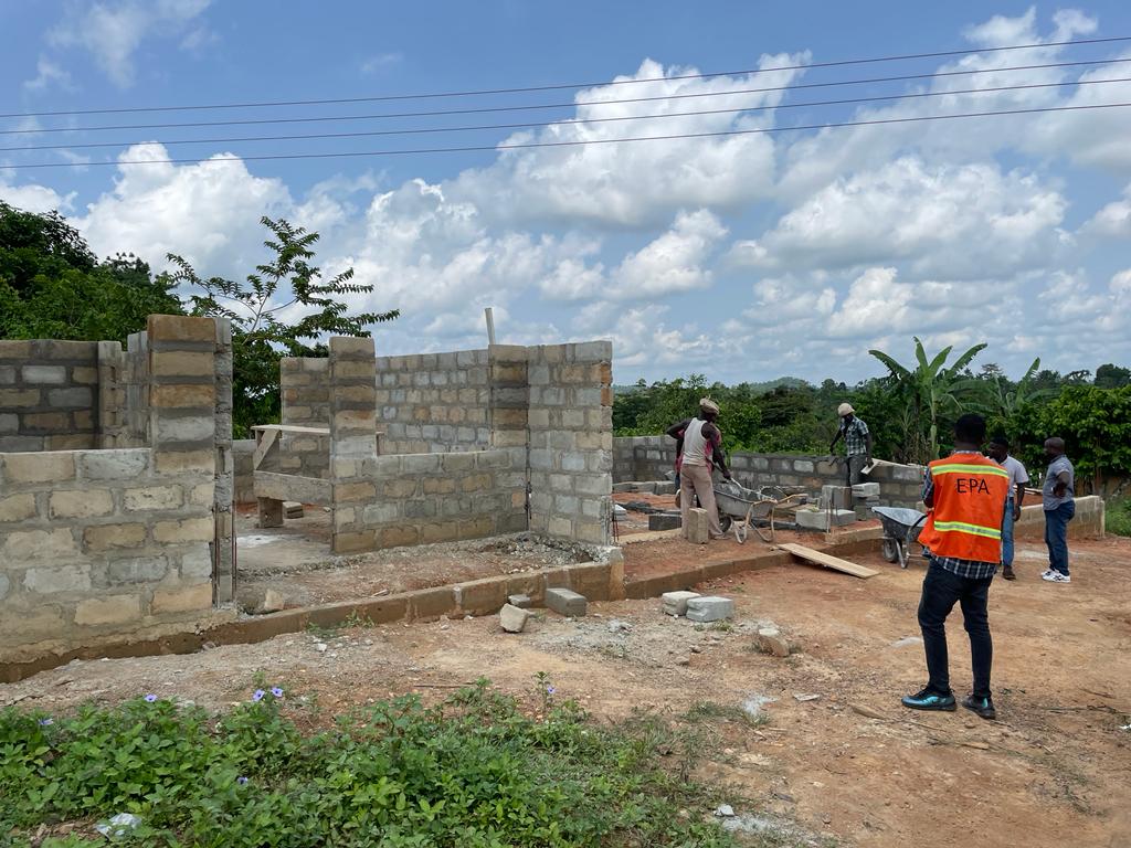 Construction Of Proposed Teachers Accommodation.